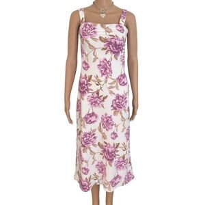 Abercrombie & Fitch Purple Sundress Spaghetti Strap Midi